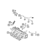 68171963AA - Electrical: Injector Wiring for Dodge: Dart | Fiat: 500, 500L Image