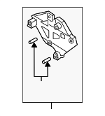 97703E6000 - HVAC: Mount Bracket for Hyundai Image
