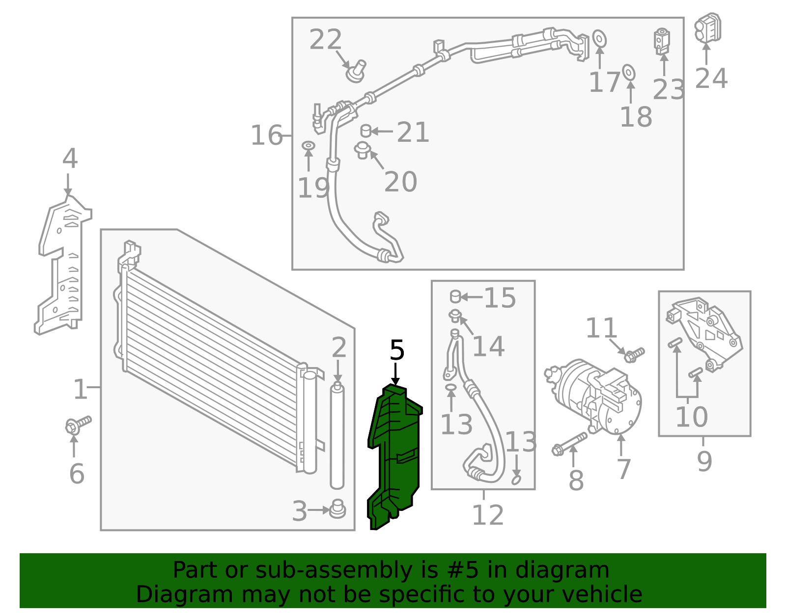 2016-2017 Hyundai Sonata Air Guide 29136-E6000 | MotorMotor