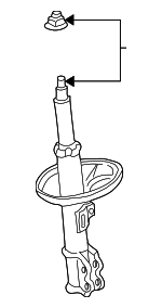4852039545 - Suspension: Strut,Absorber Assembly Shock for Toyota: Camry Image