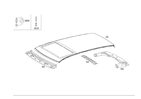Roof for 2003 Mercedes-Benz E55 AMG #0
