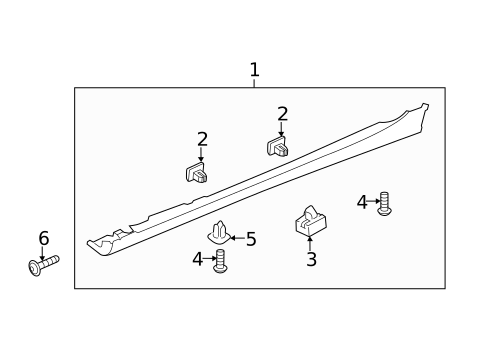 Exterior Trim - Pillars for 2016 Kia Optima #0