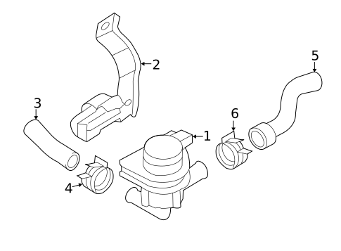 Water Pump for 2012 Audi A6 Quattro #2