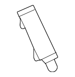 55054AA020 - Body: Stopper for Scion: xB | Toyota: Camry, FJ Cruiser, RAV4, Sienna, Solara Image