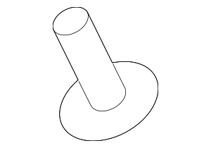 MB344728 - Fuel System: Filler Shield Clip for Mitsubishi: Eclipse, Galant, Mirage, Mirage G4, Montero Image