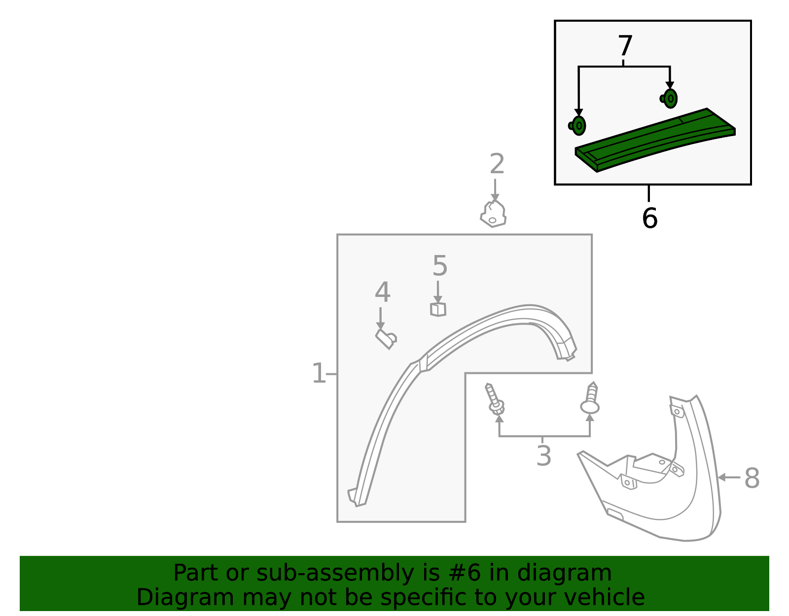 75610-TGS-A01 - Garnish R Rear Quarter Pillar - 2019 2020 Honda ...