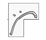 74450TGSA00 - : Wheel Flare for Honda: Passport Image
