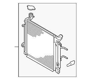 25310C1250 - : Radiator for Kia: Optima Image