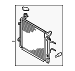 25310C1250 - : Radiator for Kia: Optima Image