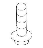 1241804143 - Body: Pkg Tray Trim Screw for Hyundai Image