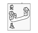 LC5Z5831406AG - Body: Grip Handle for Ford: Explorer, Police Interceptor Utility | Lincoln: Aviator Image