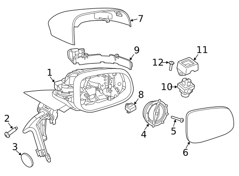 Mirrors for 2020 Jaguar I-Pace #0