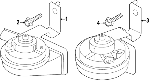 Horn for 2025 Kia Sportage #0