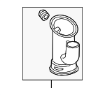 17251RAAA00 - Engine: Intake Tube for Honda: Accord Image