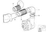 7129952125 - Engine Electrical System: Hose Clamp for BMW Image