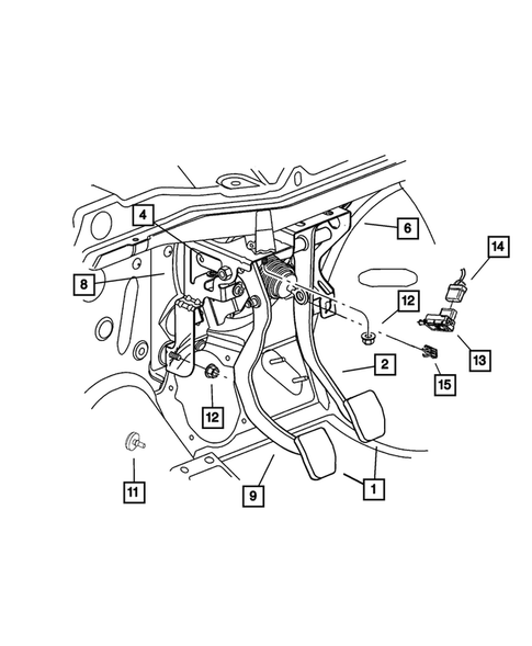 Clutch Pedals for 2004 Dodge Neon #2