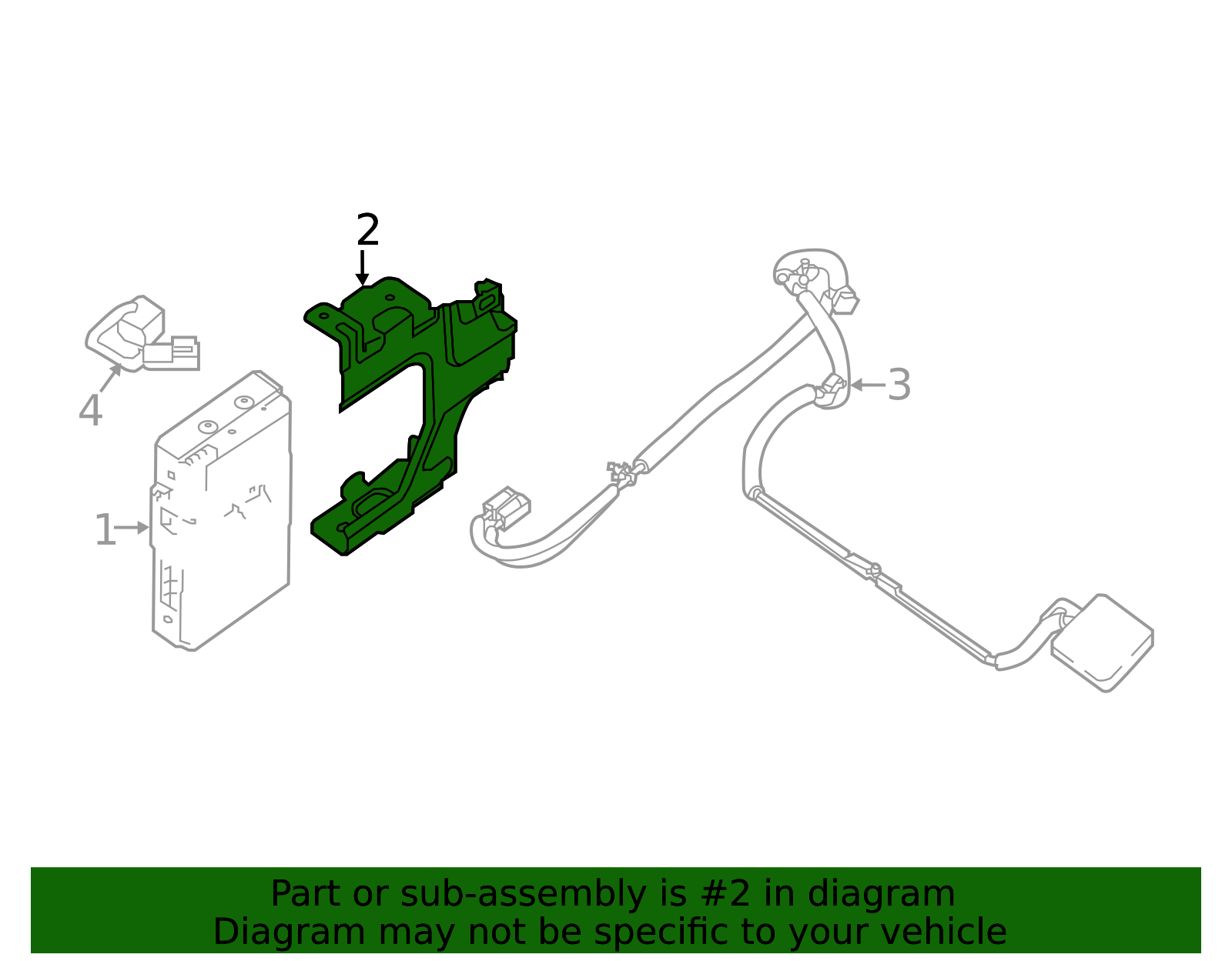 25233-9NR0A - High-Quality Control Box Mount Bracket for AutoNation Parts