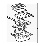 5880406440 - Body: Compartment Box for Toyota Image