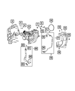 68374710AA - 2.0L I4 DOHC DI Turbo ; Engine: Turbo Oil Drain Tube O Ring for Mopar Image