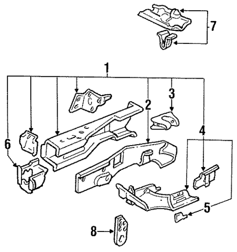 Side Rails for 1994 Honda Civic #0