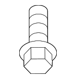 11515776 - Suspension: Engine Cradle Rear Bolt for GM Image