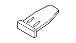 87233L1000 - Body: Roof Drip Molding Cap for Hyundai Image