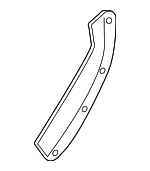 6K133833AK - Engine: Heat Deflector for Volkswagen: Golf, Golf Alltrack, Golf SportWagen, GTI, Jetta Image