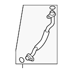 6K145735AB - Engine: Oil Outlet Tube for Volkswagen: Atlas, GTI, Jetta, Tiguan Image