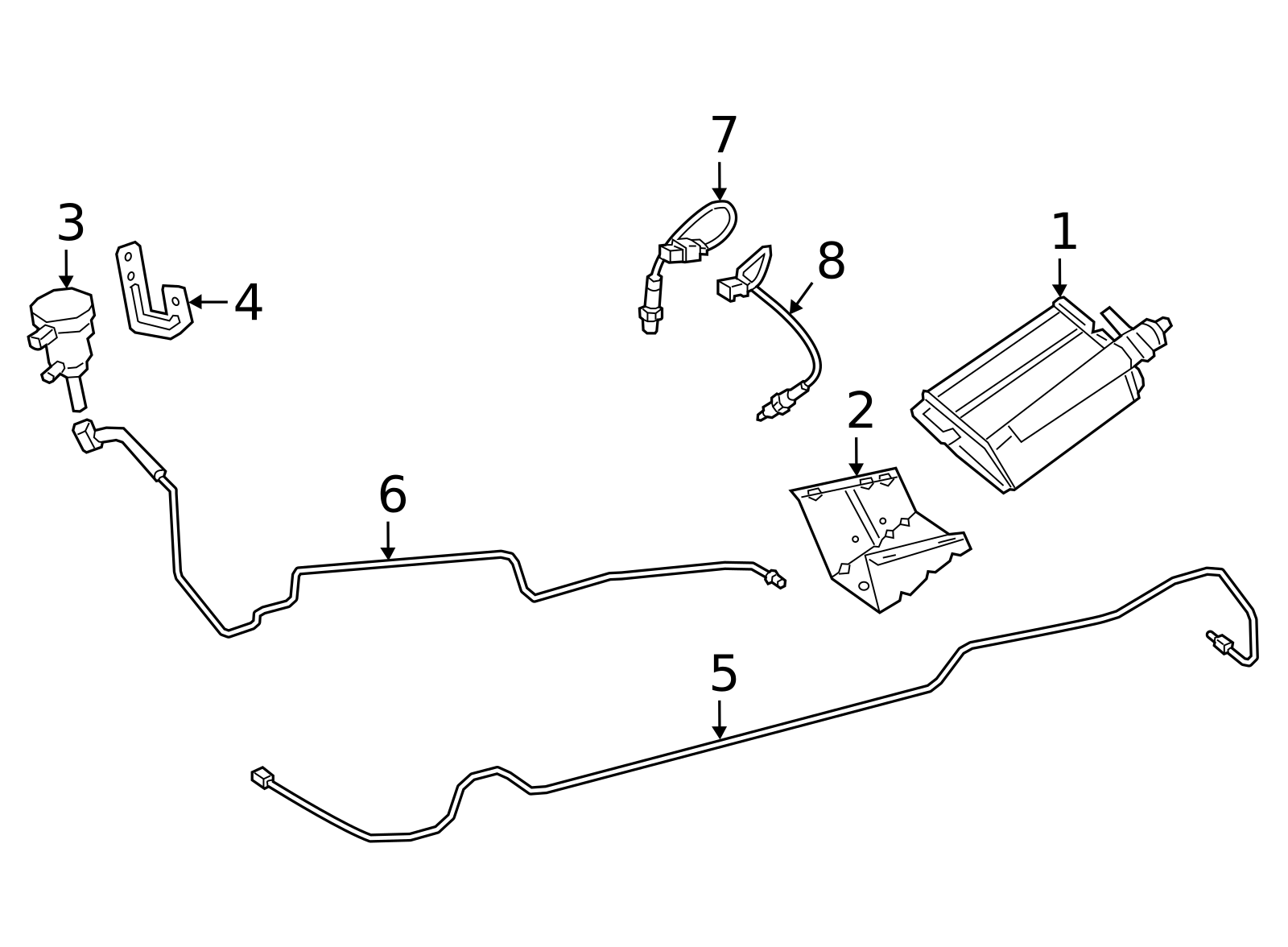 000-905-80-11-87 - Nitrogen Oxide Sensor 2019-2023 Mercedes
