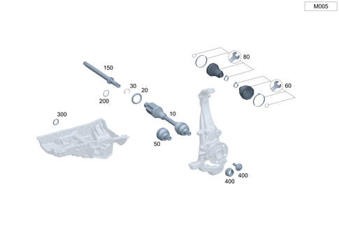 Front Axle Shaft for 2026 Mercedes-Benz S63 AMG E Performance #0