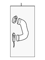 7L6145972G - Cooling System: Air Hose for Audi Image