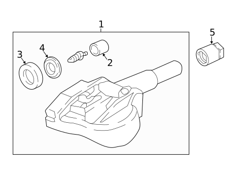 Tire Pressure Monitor Components for 2019 Mazda 6 #7