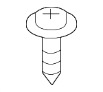 7119904898 - Body: Lower Gate Trim Screw for BMW Image