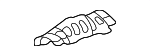 18182RCAA00 - Exhaust: Converter Shield for Acura: MDX, TL Image