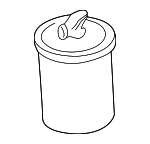 215153 - Emission System: ACDelcoâ„¢ Vapor Canister for Buick: Commercial Chassis, Roadmaster, Skyhawk, Skylark | Cadillac: Cimarron, Fleetwood | Chevrolet: Astro, Caprice, Cavalier, Impala, Lumina APV, S10, S10 Blazer | GMC: Jimmy, Jimmy S15, S15, Safari, Sonoma, Syclone, Typhoon | Oldsmobile: Achieva, Bravada, Omega, Silhouette | Pontiac: Grand Am, Phoenix, Trans Sport Image