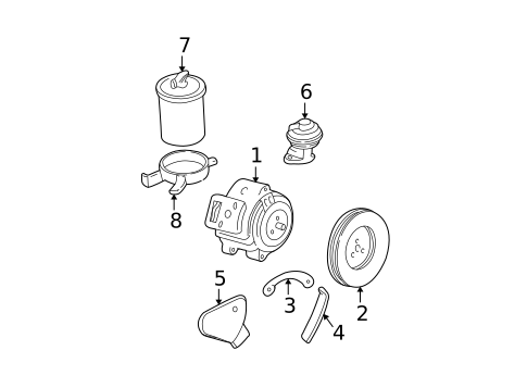 EGR & Related Components for 1994 GMC Safari #0