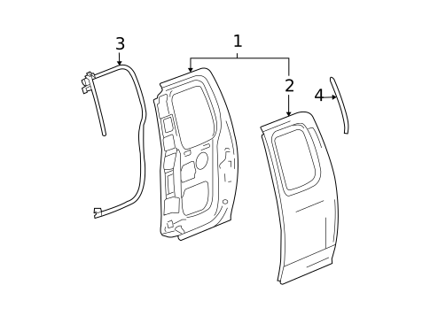 Door & Components for 2011 GMC Canyon #1