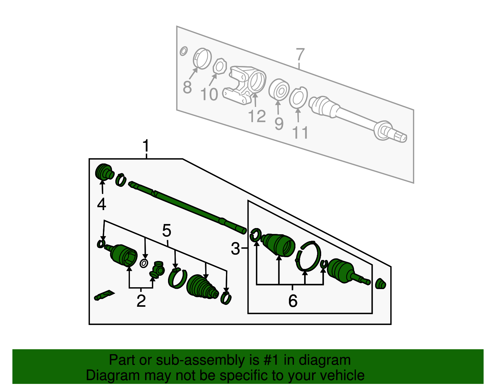 2004-2008 Acura TSX Axle Assembly 44306-SEA-N50 | OEM Parts Online