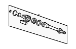 44500SEA900 - : Intermediate Shaft for Acura Image