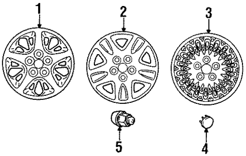 Wheels for 1998 Dodge Grand Caravan #0