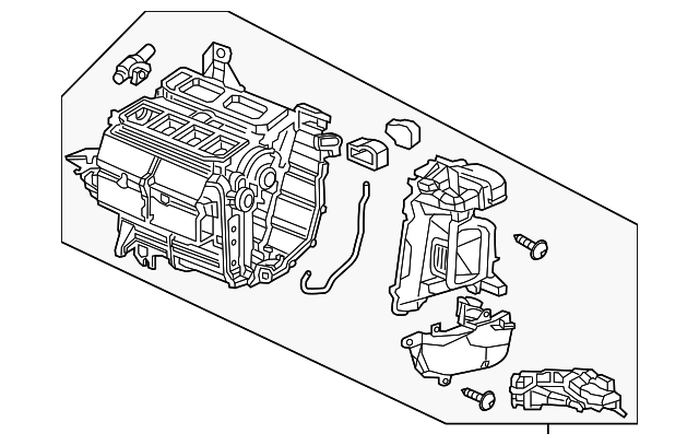 79106-TR3-A02 2012 Honda Civic Heater Sub-Assembly Honda Car