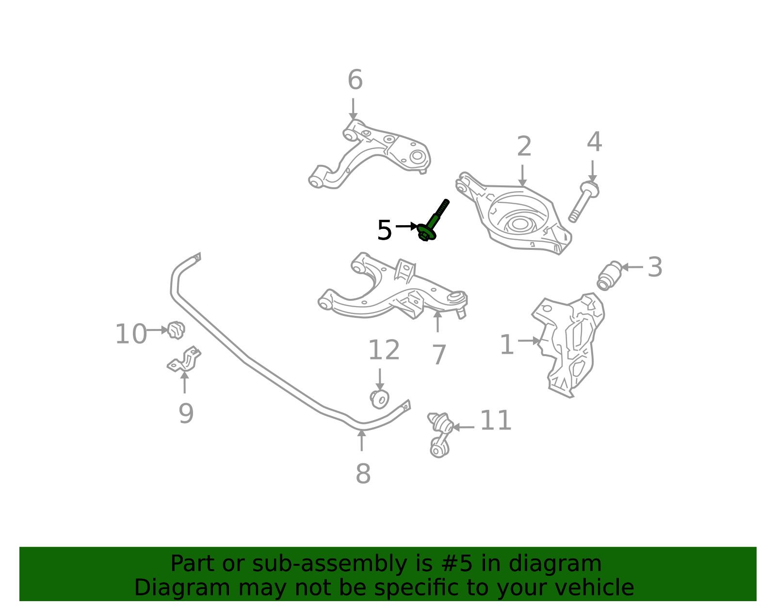 552267S001 - Lower Arm Pin 2004-2010 INFINITI QX56 | Official