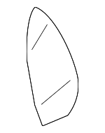 8619A047 - Steering: Blank Cover for Mitsubishi: Outlander, Outlander Sport Image