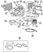 5015285AC - : A/C And Heater Housing for Dodge: Neon Image