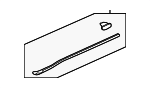 72828TK8A02 - Body: Weatherstrip for Honda: Odyssey Image