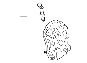 982615424R - Brakes: Disc Brake Caliper for Porsche Image