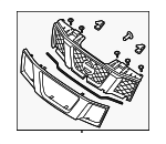 62310EA700 - : Grille Assembly for Nissan Image