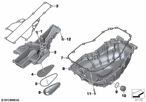 Oil Pan for 2007 BMW-Motorrad F 800 ST #0