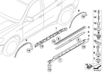51777184422 - Vehicle Trim: Support Piece for Door Sill, Right for BMW Image