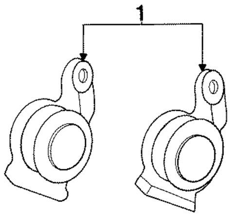 Horn for 1997 Buick LeSabre #0